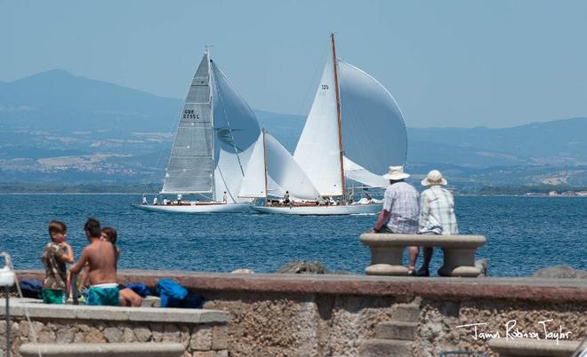 Day 4 – Parade of Stars – Argentario Sailing Week and Panerai Classic Yacht Challenge ©  James Robinson Taylor